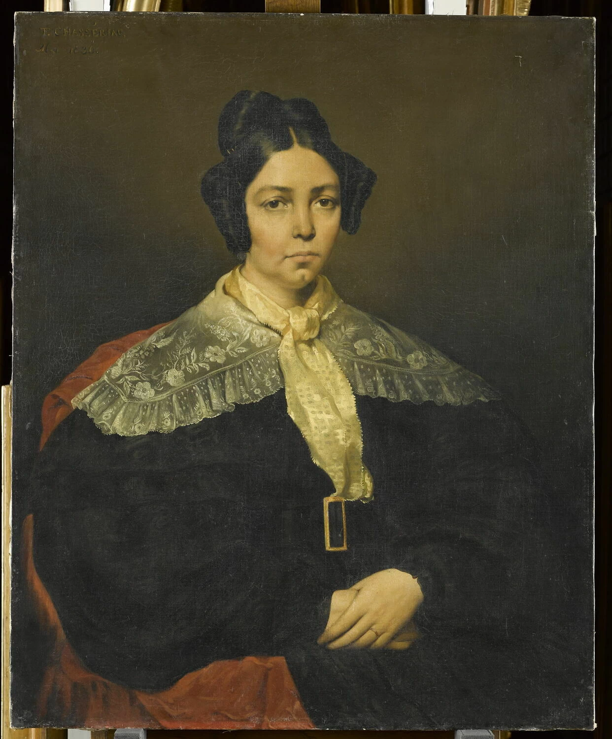 Ritratto di Marie - Madeleine Chassériau, nata Couret de la Blaquière (1791, 1866), madre dell'artista, 1836, Musée du Louvre, Parigi